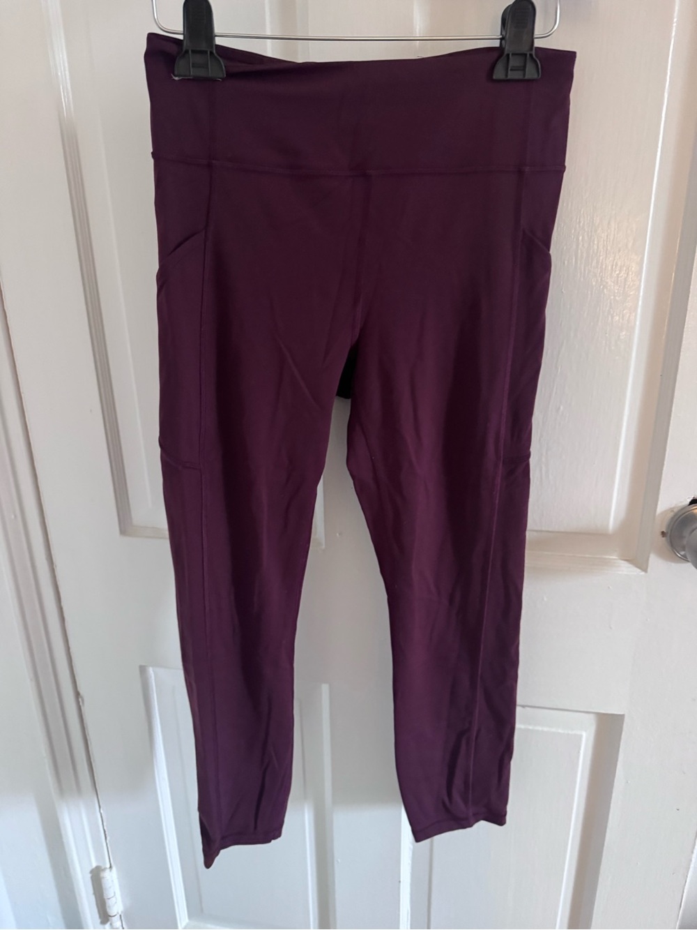 Lululemon Women's High-Waist Workout Leggings in Deep Plum size 10